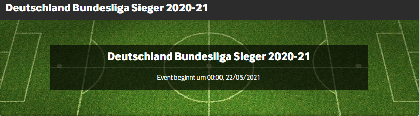 Bundesliga 2020/21 wetten